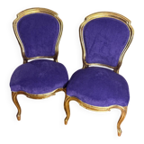 Set of 2 nursery-style chairs