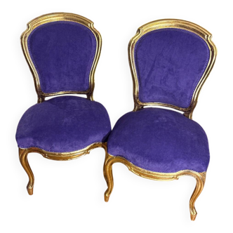Set of 2 nursery-style chairs