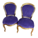 Set of 2 nursery-style chairs