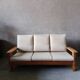 Three-seater canapé from the 1950s in elm.