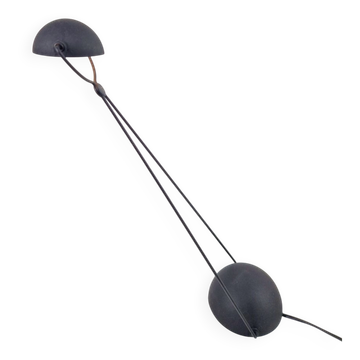 Vintage Black Meridiana Desk Lamp by Paolo Piva for Stefano Cevoli, 1980s