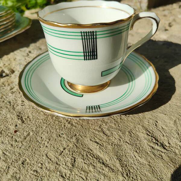 Art Deco tea and dessert service