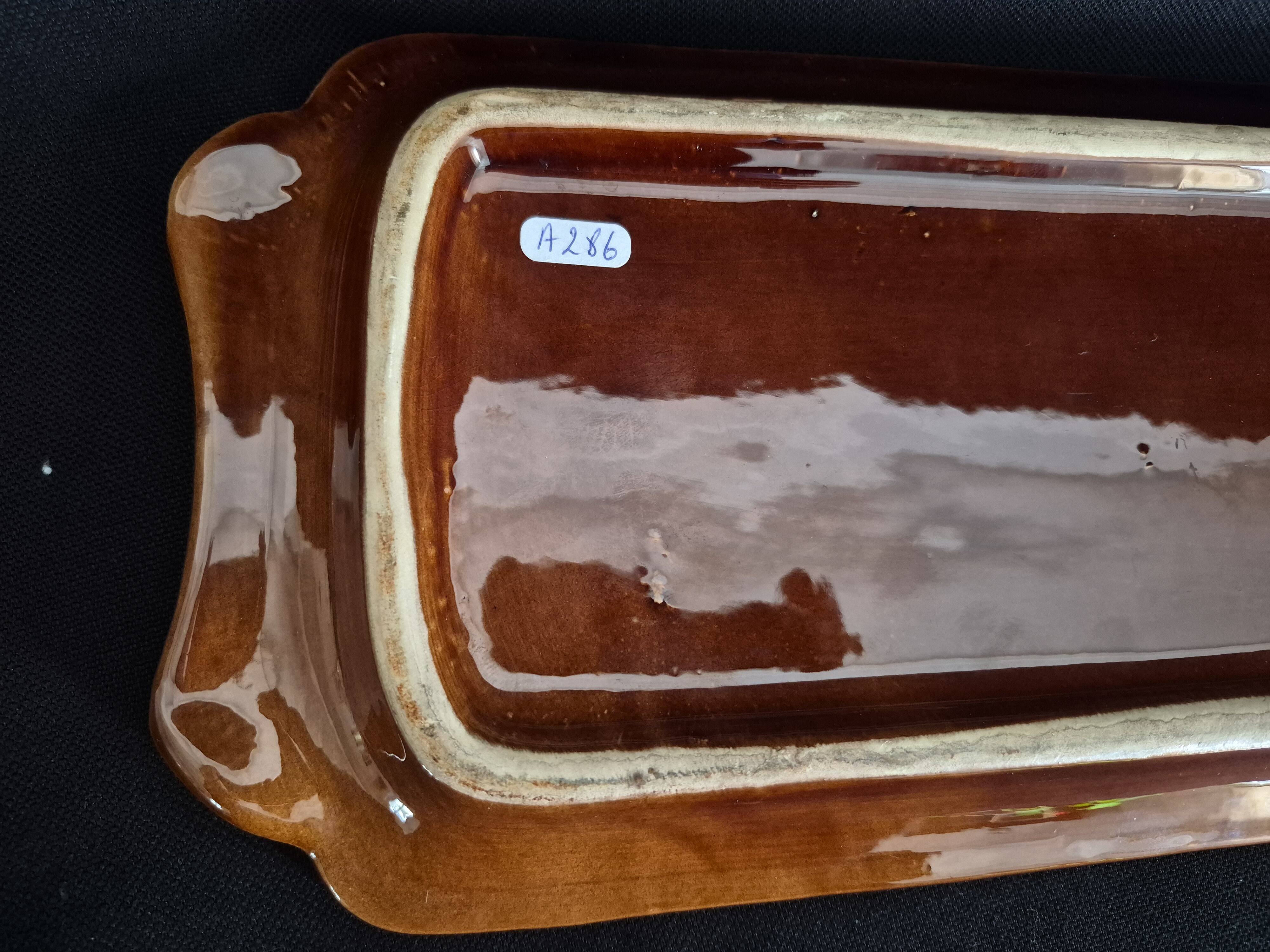 Vintage ceramic cake plate