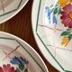 5 soup plates in Grasse earthenware, HBCM (Hippolyte Boulenger, Creil Montereau)