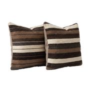 Set of 2 vintage kilim cushion covers 50x50 cm
