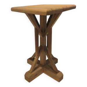 Tabouret design 3 essences - naturel