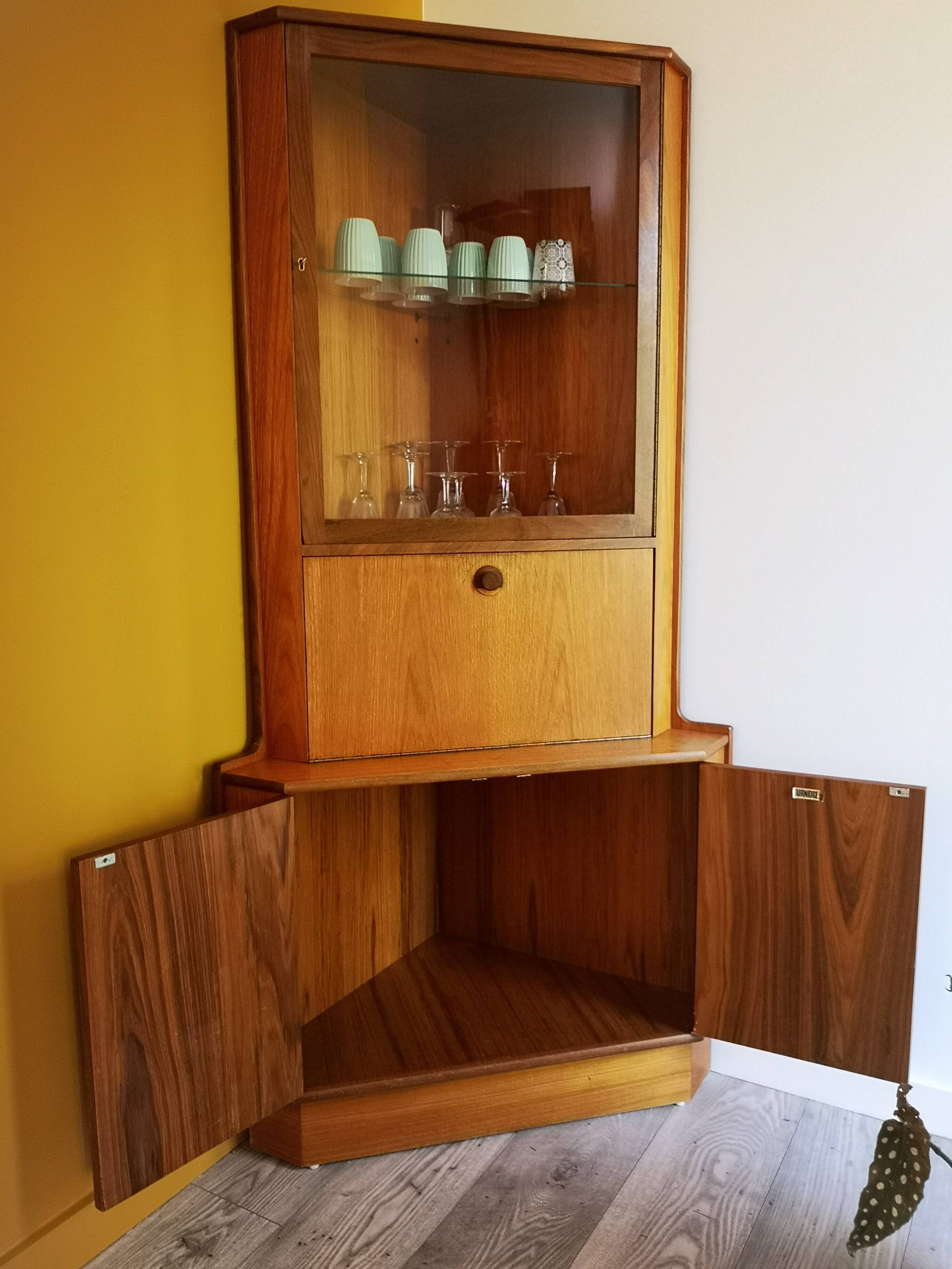 Turnidge of London 1960/70 corner furniture