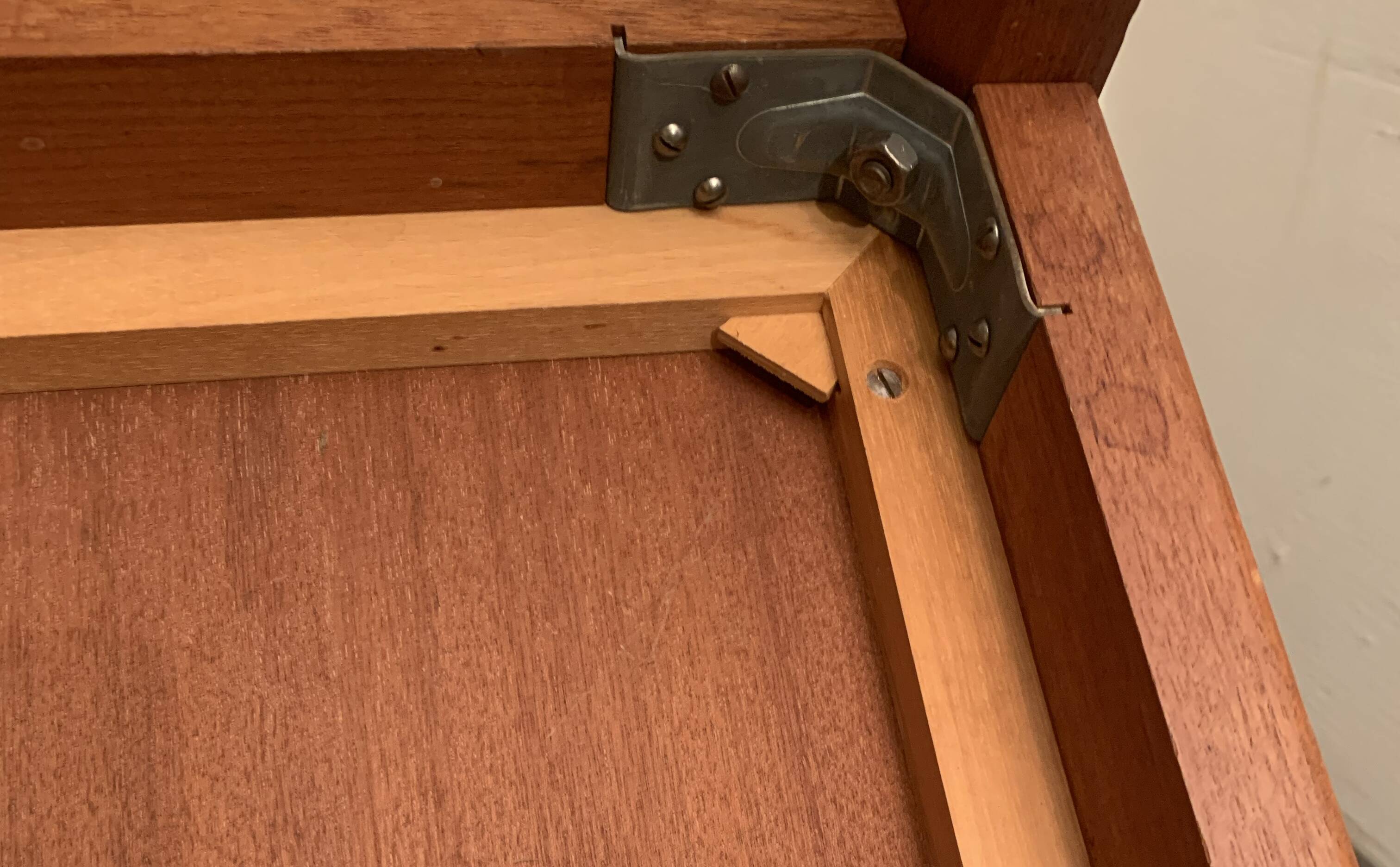 Large Scandinavian teak coffee table from the 60s