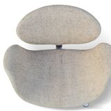 Armchair with wheels "Little Tulip" Pierre Paulin for Artifort