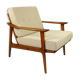 German beige boucle armchair, 1970s