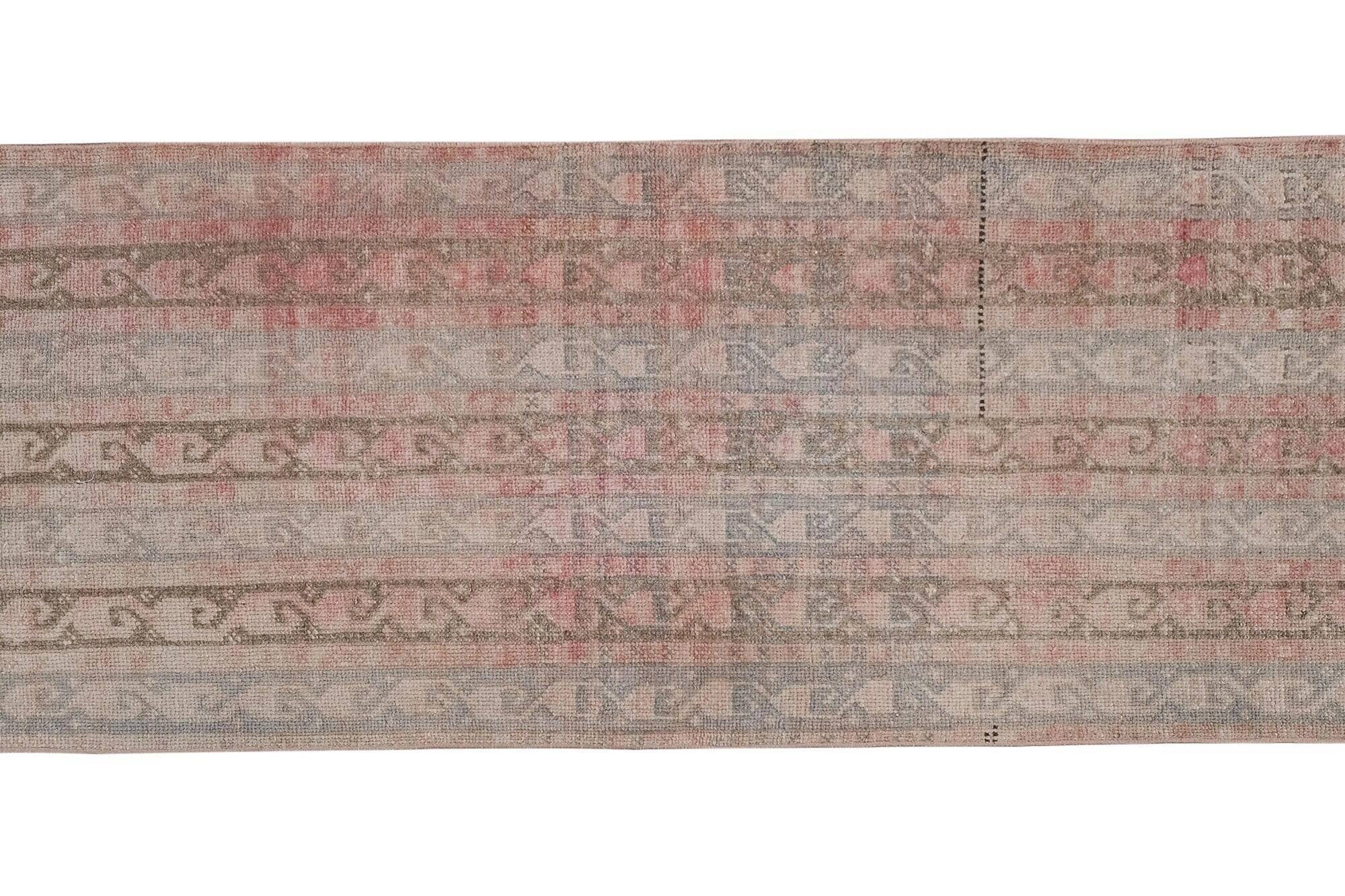 Vintage Turkish hallway rug 75x230 cm