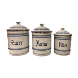 Enamelled metal kitchen pot