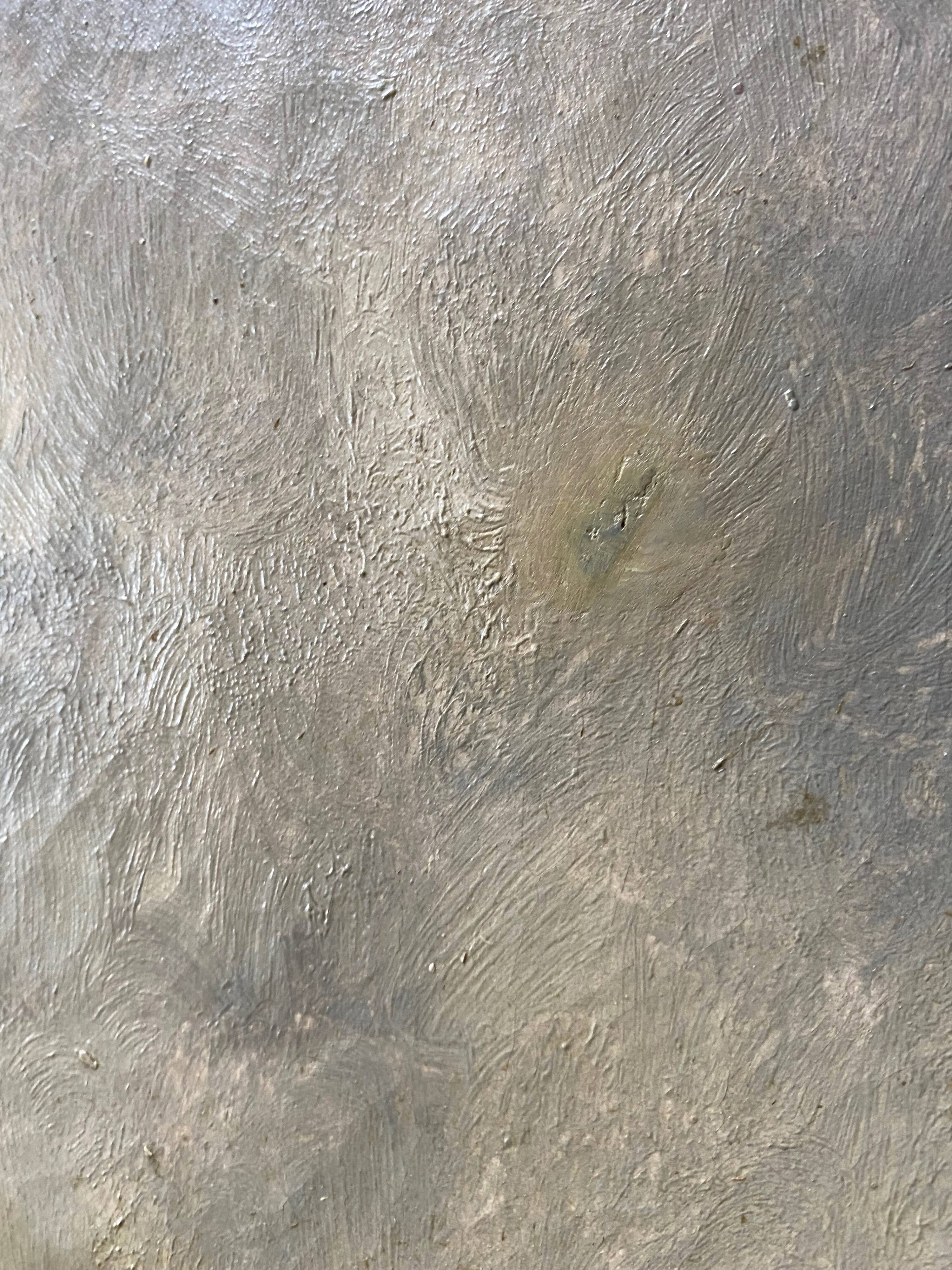 Table HST full XIX° "Boats at low tide" Honoré Nafraicheur