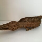 Zoomorphic wicker basket