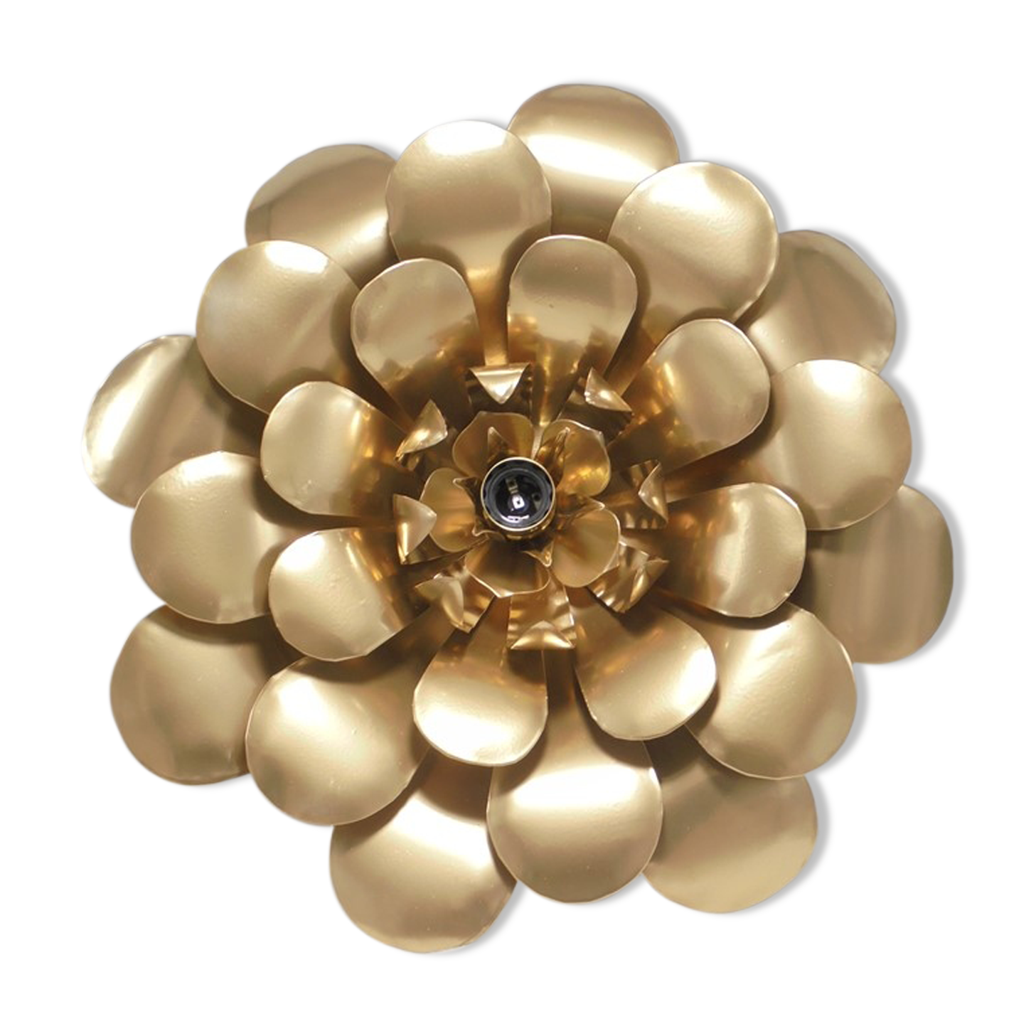 Flower-shaped wall lamp