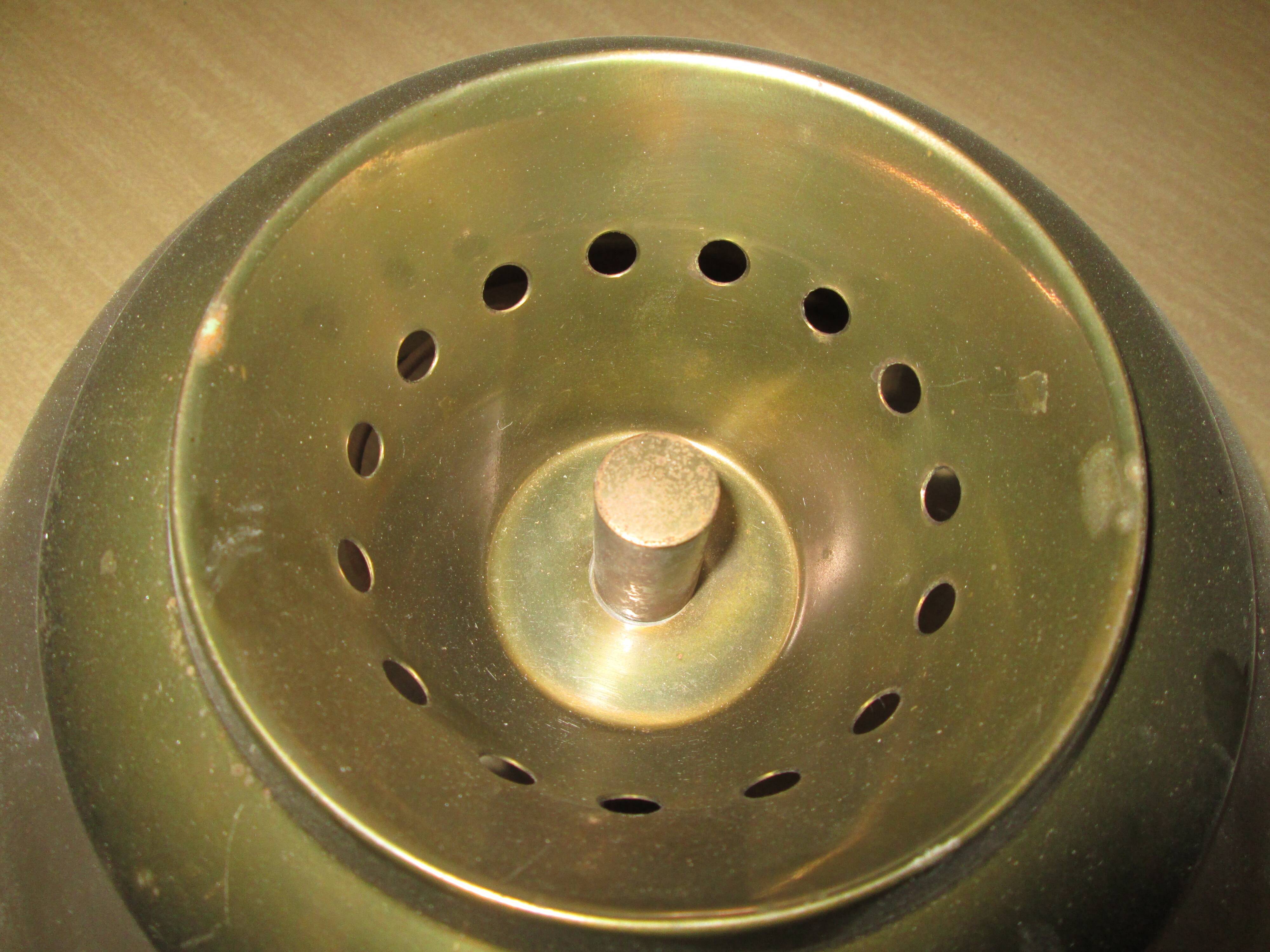 Ceiling light brass and glass by Luigi Caccia Dominioni for Azucena 60s