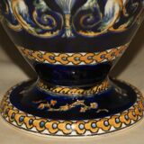 Baluster vase in Gien, renaissance decoration