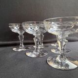Champagne or cherry glasses - Art Nouveau