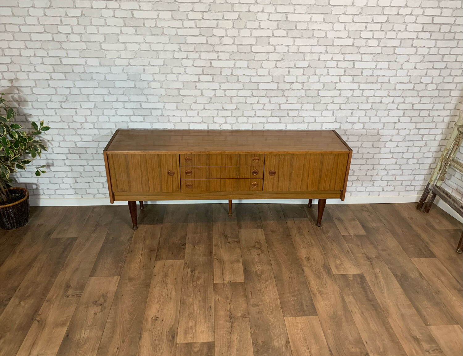 Vintage Scandinavian style enfilade 1960