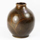 Art deco french dinanderie brass evolution vase by Paul Louis Mergier