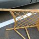 Desk in vintage rattan XXeme