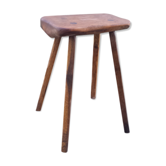 Tabouret de ferme brutaliste