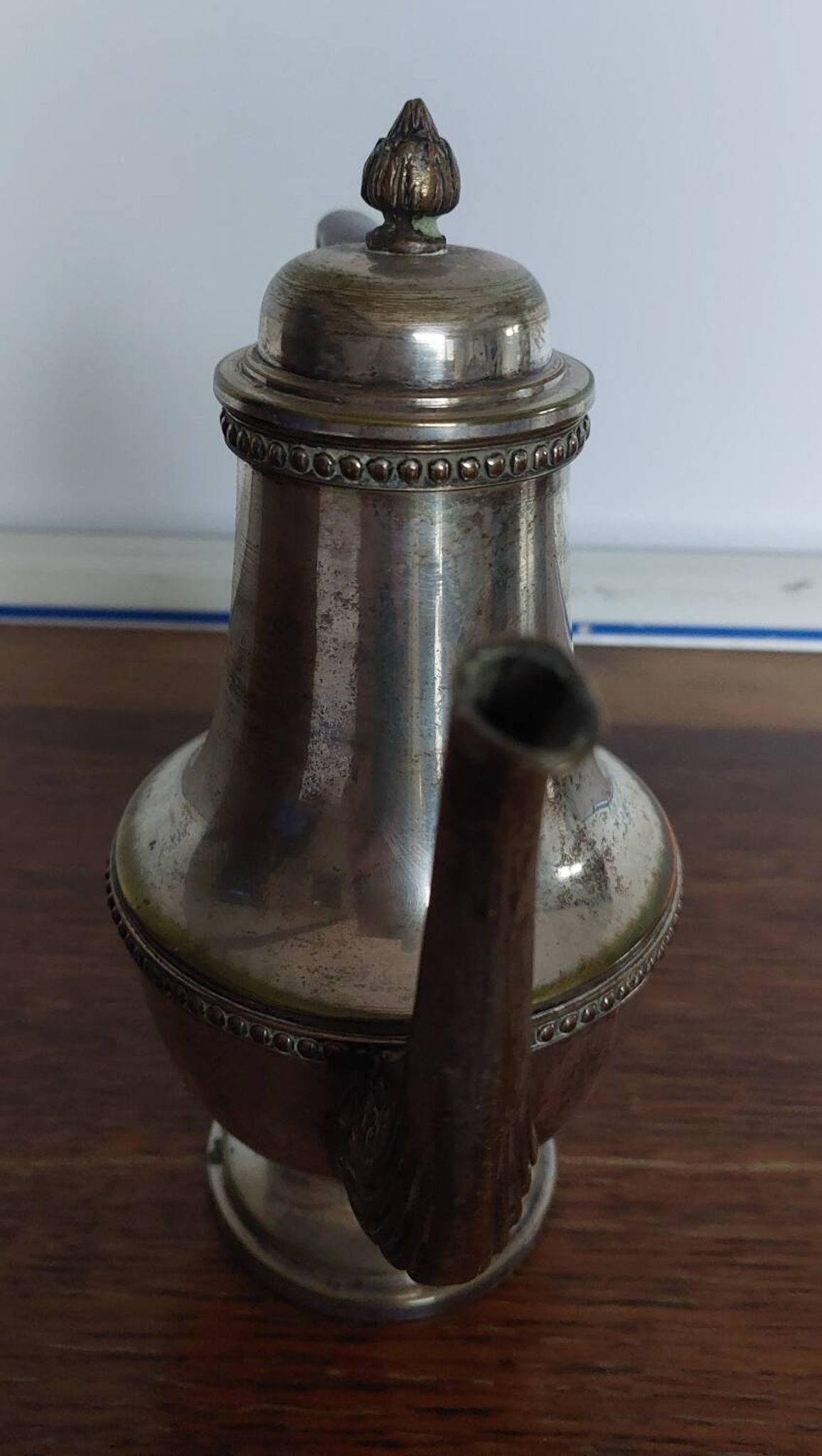 Théière en métal argenté Vintage