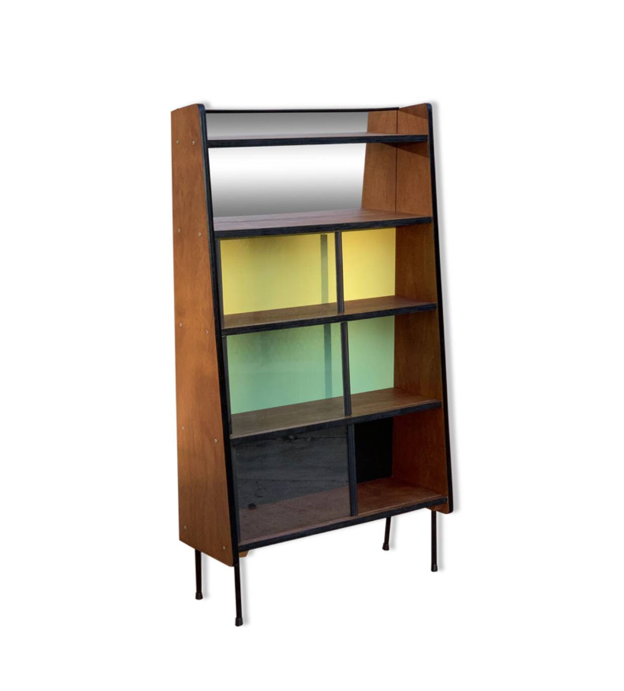 Bibliothèque vintage vitrée Alta 1950