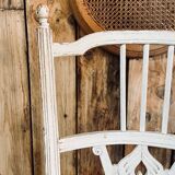 Old straw chair