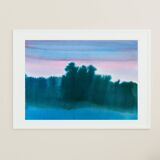 Minimalist landscape in ink 8