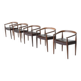 Nanna Ditzel model 113 armchairs Poul Kold Savvaerk Denmark 1955