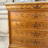 Charles X Style Chest of Drawers, 20th Century