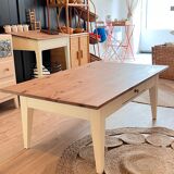 White farmhouse coffee table
