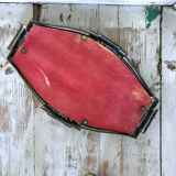 Art Deco mirror in gold metal - 39x23cm
