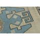 1970s Vintage Turkish Handmade Wool & Cotton Orange Area Rug 175x248