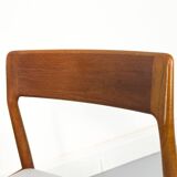 Chaises de Salle à Manger en Teck par Johannes Nørgaard, Danemark, Set de 4, 1960s