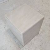 Italian Marble Side Table or Pedestal, 1980's