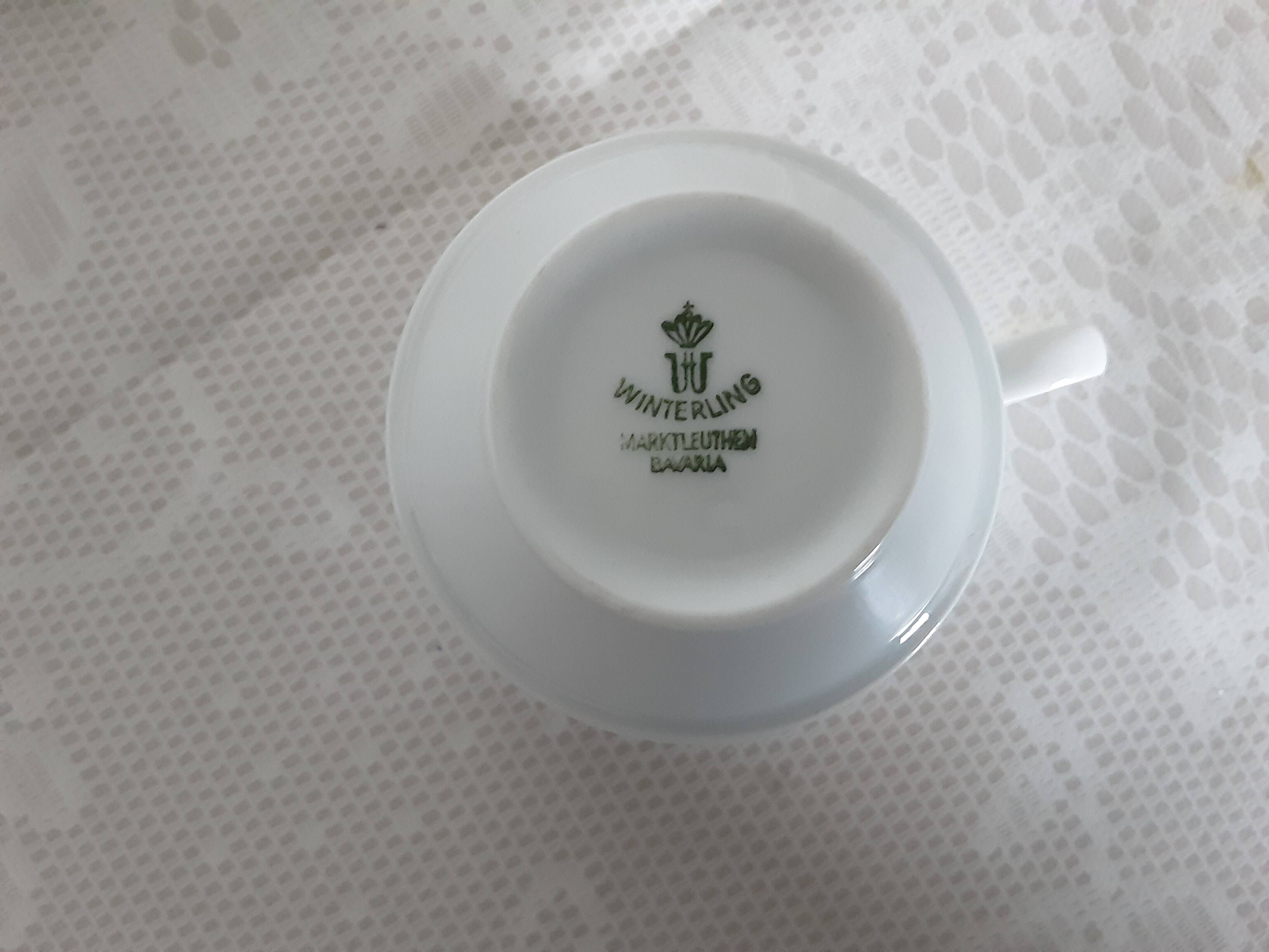 Set of 2 vintage Bavaria cups and 2 saucers.