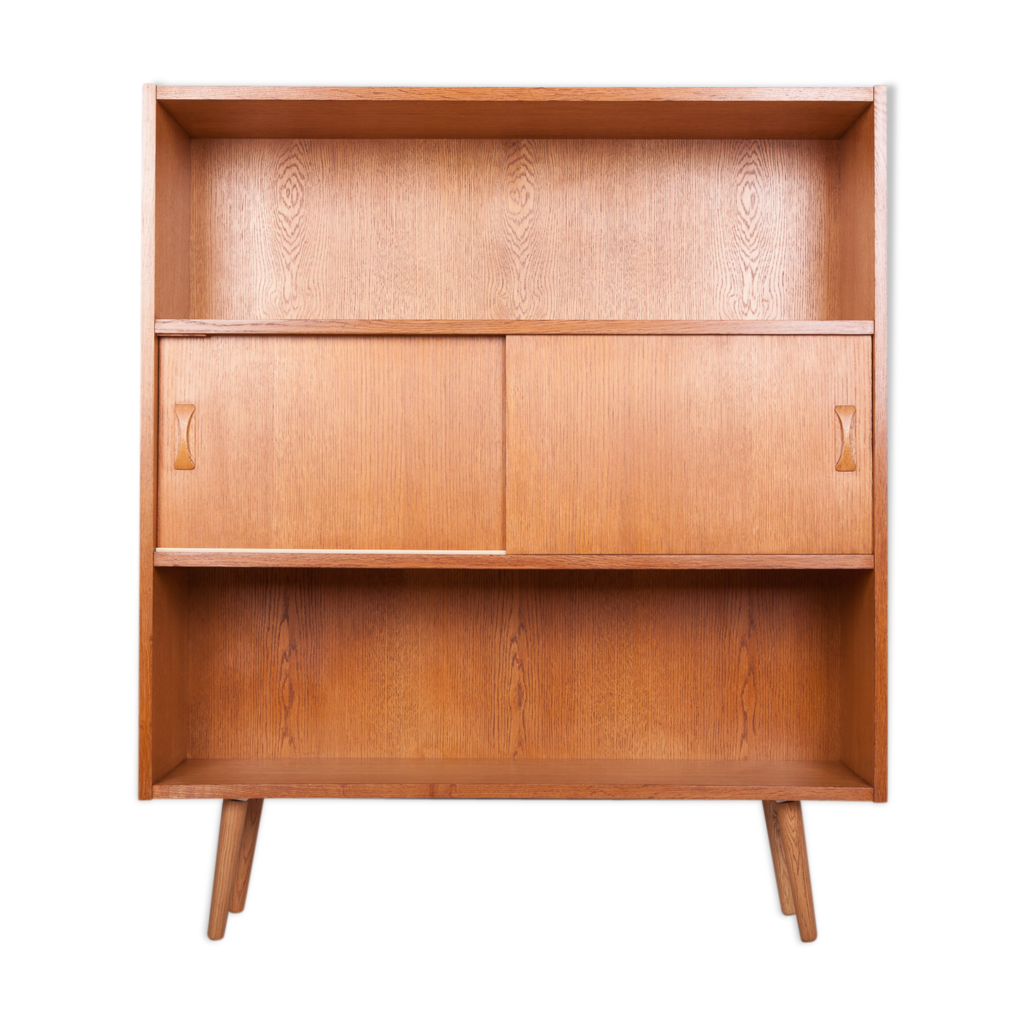 Mid-Century Danish Oak Shelf, 1970s