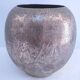 Cache pot laiton massif gravé décor animaux personnages végétaux
