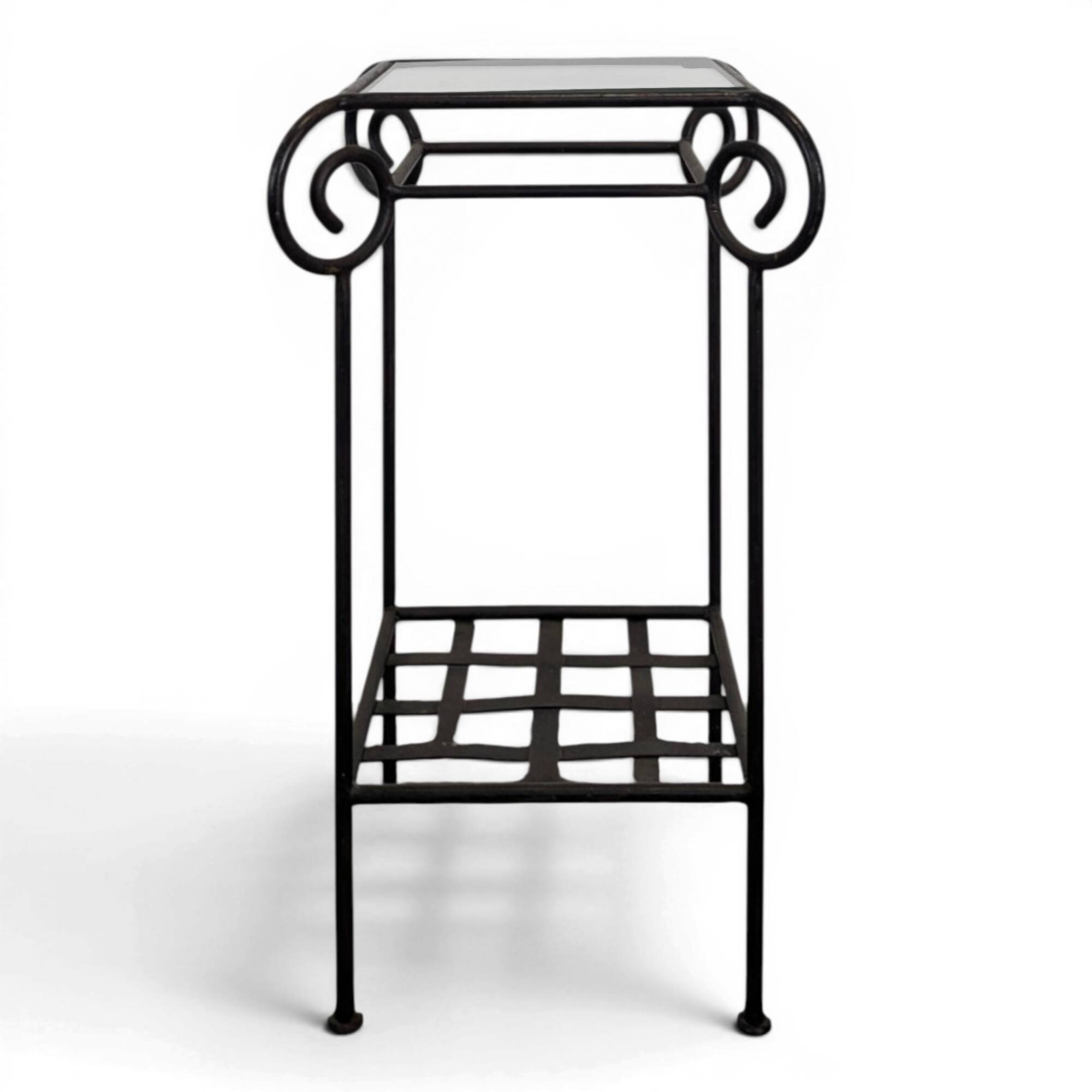 Wrought iron stool