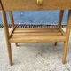 Étagère pied compas chêne 1950