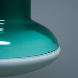 Chandelier in handblown glass Vistosi Italy 1950s