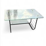 Magazine rack coffee table Bobois 1960