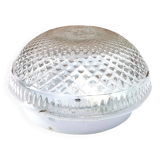 Glass flush ceiling mount light