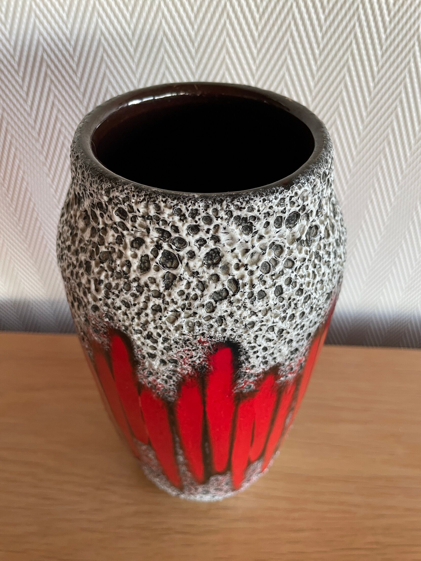 Fat Lava ceramic vase
