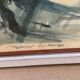 Lithograph notre dame et les bouquinistes signed by Marius Girard vintage