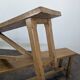 Pair of solid oak benches
