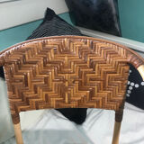 Chaise enfant en rotin