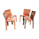 Suite de 4 chaises CAB412 Mario Bellini